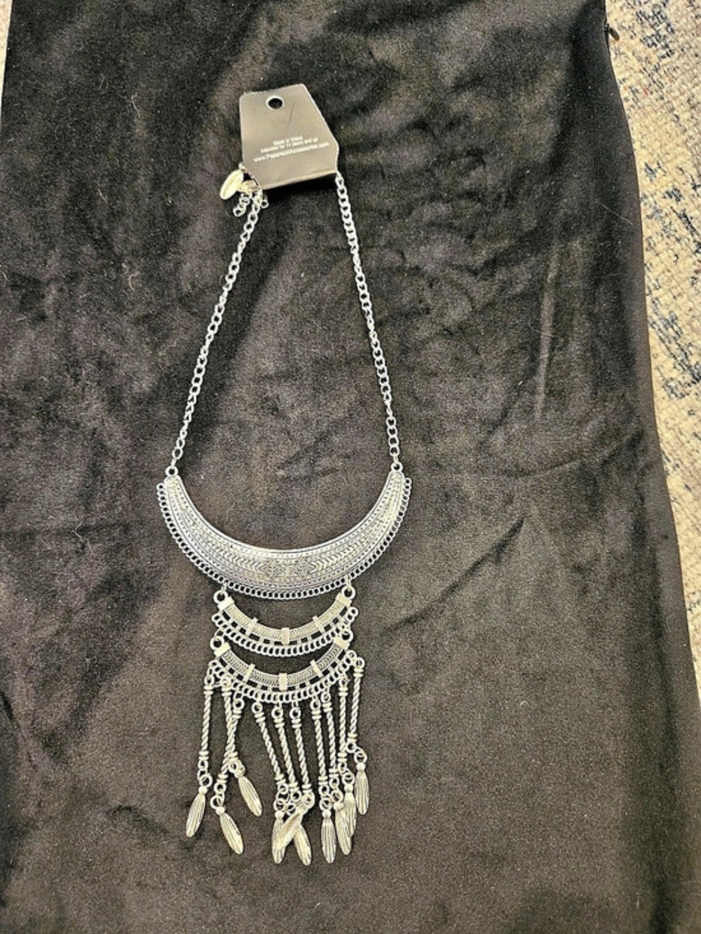 Paparazzi Accessories Statement Layered Necklace Silver
